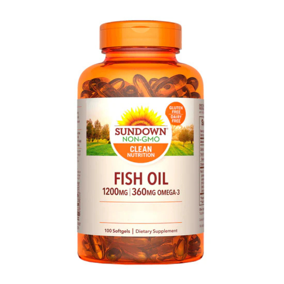 Extra Strength Fish Oil 1200mg - 100 Soft Sabor Sin Sabor