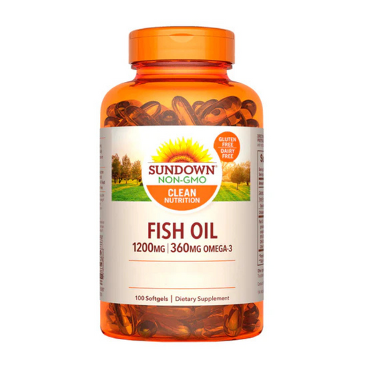 Extra Strength Fish Oil 1200mg - 100 Soft Sabor Sin Sabor
