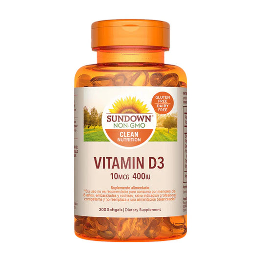 Vitamin D3 10 mcg – 100 softgels